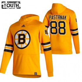 Boston Bruins David Pastrnak 88 2020-21 Reverse Retro Hoodie Sawyer - Kinderen